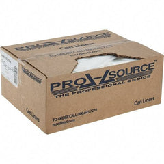 PRO-SOURCE - 24 Gal Capacity, Clear, Linear Low-Denstiy Polyethylene (LLDPE), Hazardous Waste Bag - 4 mil Thick x 18" Wide x 30" High, Flat Pack - Apex Tool & Supply