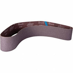 Norton - 4" Wide x 60" OAL, 24 Grit, Aluminum Oxide Abrasive Belt - Aluminum Oxide, Coated, X Weighted Cloth Backing - Apex Tool & Supply