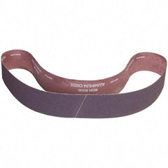 Norton - 3" Wide x 48" OAL, 80 Grit, Aluminum Oxide Abrasive Belt - Aluminum Oxide, Coated, X Weighted Cloth Backing - Apex Tool & Supply