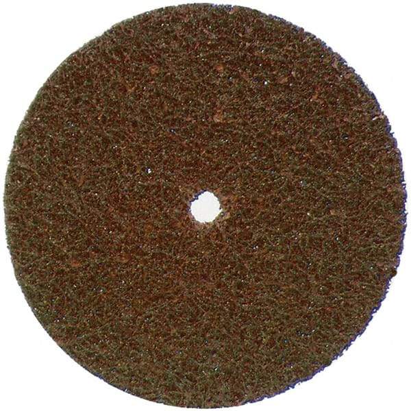 Norton - 5" Diam, Aluminum Oxide Hook & Loop Disc - Coarse Grade, Nonwoven, - Apex Tool & Supply