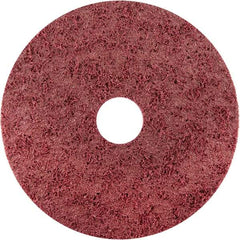 Norton - 5" Diam, Aluminum Oxide Hook & Loop Disc - Medium Grade, Nonwoven, - Apex Tool & Supply