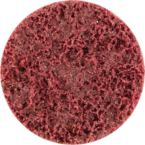 Norton - 4" Diam, Aluminum Oxide Hook & Loop Disc - Medium Grade, Nonwoven, - Apex Tool & Supply