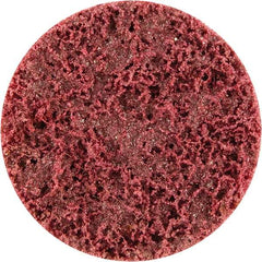 Norton - 4" Diam, Aluminum Oxide Hook & Loop Disc - Medium Grade, Nonwoven, - Apex Tool & Supply