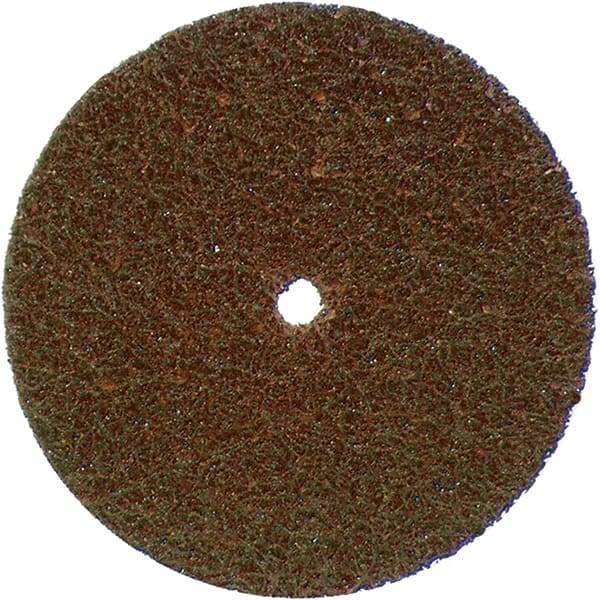 Norton - 4-1/2" Diam, Aluminum Oxide Hook & Loop Disc - Coarse Grade, Nonwoven, - Apex Tool & Supply