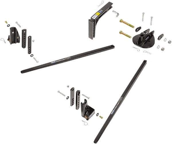 Reese - 10,000 Lb Capacity Weight Distributing Kit - For Use with Up to 7\x94 Trailer Frames with Top & Bottom Mount Couplers - Apex Tool & Supply