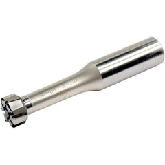 Iscar - Axial Clamp, Straight Shank Modular Reamer Body - 19.05mm Shank Diam, 1.97" Shank Length, 5.43" OAL, 87.88mm Body Length, 20mm Reamer Head Diam Compatibility, Right Hand Cut - Apex Tool & Supply