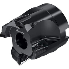 Walter - 3 Inserts, 40mm Cut Diam, 16mm Arbor Diam, Indexable Square-Shoulder Face Mill - 0° Lead Angle, 50mm High, Through Coolant, Series M2131-B1 - Apex Tool & Supply