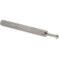 Accupro - 5/32° 5/32" Cut Diam, 0.078" Cut Width, 3/16" Shank, Solid Carbide Double-Angle Cutter - Apex Tool & Supply