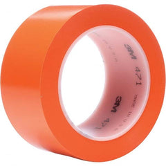 3M - 36 Yd x 1/4" Orange Vinyl Film Tape - Apex Tool & Supply