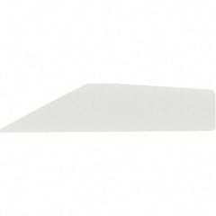 Noga - T80 Bi-Directional Ceramic Deburring Scraper Blade - Flat Blade Cross Section - Apex Tool & Supply