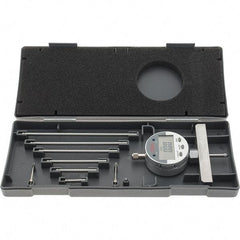 SPI - 0" to 22" Steel Electronic Depth Gage - 0.001" Accuracy, 0.0005" Resolution, 4" Base Length - Apex Tool & Supply
