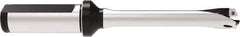 Allied Machine and Engineering - Series 14, 14 to 14.99mm Diam, 3/4" Diam Straight Shank with Flange, Straight Flute Spade Drill - 2-61/64" Max Depth, 6-5/32" OAL, Standard Length, Through Coolant - Apex Tool & Supply