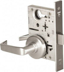 Stanley - Passage Lever Lockset for 1-3/8 to 1-3/4" Thick Doors - 2-3/8 to 2-3/4" Back Set, Brass, Satin Chrome Finish - Apex Tool & Supply