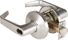 Stanley - Grade 1 Institution Lever Lockset - 2-3/4" Back Set, Zinc, Satin Chrome Finish - Apex Tool & Supply