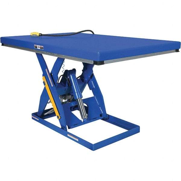 Vestil - 3,000 Lb Capacity Hydraulic Scissor Lift - 7" to 43" Lift Height, 72" Platform Length x 48" Platform Width - Apex Tool & Supply