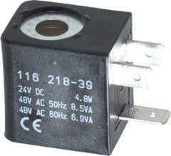 ARO/Ingersoll-Rand - 24 DC Volt, Din Connection Coil Lead Length, Class F, Solenoid Coil - 4.8 Watt, NEMA 4 Enclosure, Use with ARO Solenoid Valve - Apex Tool & Supply
