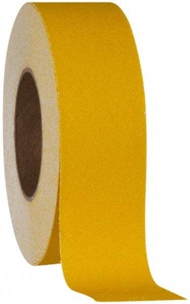 NMC - Yellow Solid Color Anti-Slip Vinyl Tape - 2" Wide x 60' Long x 0.02" Thick, General Traffic - Apex Tool & Supply