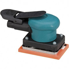 Dynabrade - 10,000 OPM, 13 CFM Air Consumption, Palm Air Orbital Sander - Rectangular Pad, 1/4 NPT Inlet - Apex Tool & Supply