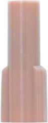 3M - 22 to 18 AWG, Vinyl, Partially Insulated, Male Wire Disconnect - 3/16 Inch Wide Tab, Red, RoHS 2011/65/EU Compliant - Apex Tool & Supply