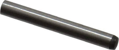 Made in USA - 2mm Diam x 16mm Pin Length 416 Stainless Steel Precision Dowel Pin - C 36-42 Hardness, 1 Beveled & 1 Rounded End - Apex Tool & Supply