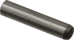 Made in USA - 2.5mm Diam x 12.5mm Pin Length 416 Stainless Steel Precision Dowel Pin - C 36-42 Hardness, 1 Beveled & 1 Rounded End - Apex Tool & Supply