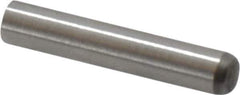 Made in USA - 2.5mm Diam x 14mm Pin Length 416 Stainless Steel Precision Dowel Pin - C 36-42 Hardness, 1 Beveled & 1 Rounded End - Apex Tool & Supply
