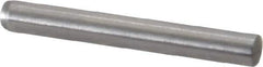 Made in USA - 3mm Diam x 24mm Pin Length 416 Stainless Steel Precision Dowel Pin - C 36-42 Hardness, 1 Beveled & 1 Rounded End - Apex Tool & Supply