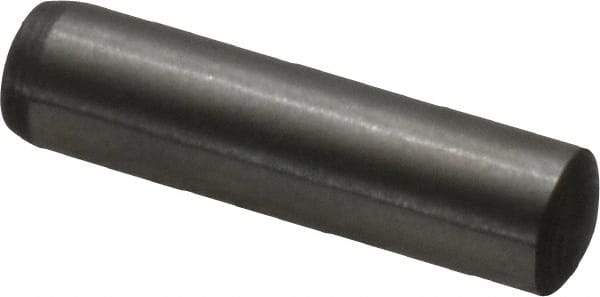 Made in USA - 4mm Diam x 16mm Pin Length 416 Stainless Steel Precision Dowel Pin - C 36-42 Hardness, 1 Beveled & 1 Rounded End - Apex Tool & Supply