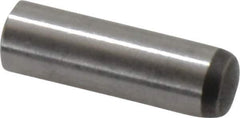 Made in USA - 6mm Diam x 20mm Pin Length 416 Stainless Steel Precision Dowel Pin - C 36-42 Hardness, 1 Beveled & 1 Rounded End - Apex Tool & Supply