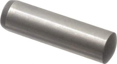 Made in USA - 8mm Diam x 30mm Pin Length 416 Stainless Steel Precision Dowel Pin - C 36-42 Hardness, 1 Beveled & 1 Rounded End - Apex Tool & Supply