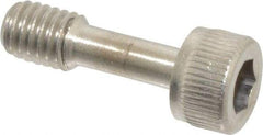 Made in USA - Hex Socket Drive #10-32 UNF 5/8" Length Under Head Captive Screw - 18-8 Stainless Steel, 0.308" Head Diam, 0.187" Head Height, Uncoated - Apex Tool & Supply