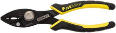 Stanley - 8-1/2" OAL, 1-7/16" Jaw Length, Slip Joint Pliers - 3 Positions, Combination (Serrated/Smooth) Jaw, Slip Joint Head, 3 Opening Positions - Apex Tool & Supply