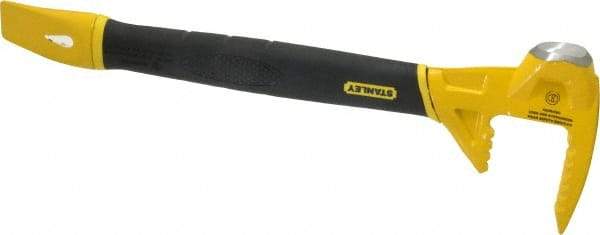 Stanley - 15" OAL Functional Utility Bar - 5" Tip Width, Forged Steel - Apex Tool & Supply