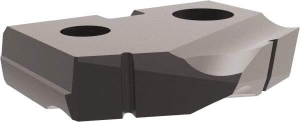 Allied Machine and Engineering - 29/32" Diam x 5/32" Thick, Seat Code 1, 132° Included Angle Spade Drill Insert - Diamond Coated, Carbide, Series T-A - Apex Tool & Supply
