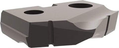 Allied Machine and Engineering - 27/32" Diam x 5/32" Thick, Seat Code 1, 132° Included Angle Spade Drill Insert - Diamond Coated, Carbide, Series T-A - Apex Tool & Supply