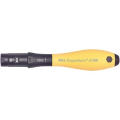 Wiha - 1 Piece, 15 to 80 In/oz, Adjustable Torque Limiting Screwdriver - 1/4" Drive - Apex Tool & Supply