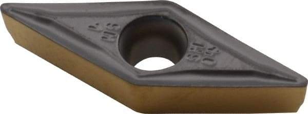 Iscar - VCMT221 SM Grade IC807 Carbide Turning Insert - TiAlN Finish, 35° Diamond, 1/4" Inscr Circle, 1/8" Thick, 1/64" Corner Radius - Apex Tool & Supply