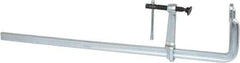 Bessey - 7" Deep Throat, 36" Max Capacity, Standard Sliding Arm Clamp - 4,880 Lb Clamping Pressure, 0.85" Spindle Diam - Apex Tool & Supply