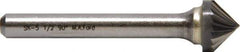 M.A. Ford - 1/8" Cut Diam, 1/8" Shank Diam, Tree Head Double Cut Burr - Carbide, Point End, 1/16" LOC, 1-1/2" OAL - Apex Tool & Supply