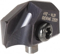 Guhring - Series 4112, 9/16" Diam Grade DK460UF Replaceable Drill Tip - Carbide, Nano-FIREX Finish, 140 Seat Size - Apex Tool & Supply