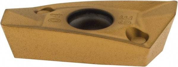 Kennametal - EP1404 Grade KC725M Carbide Milling Insert - TiN/TiCN/TiN Finish, 0.1772" Thick, 0.4mm Corner Radius - Apex Tool & Supply