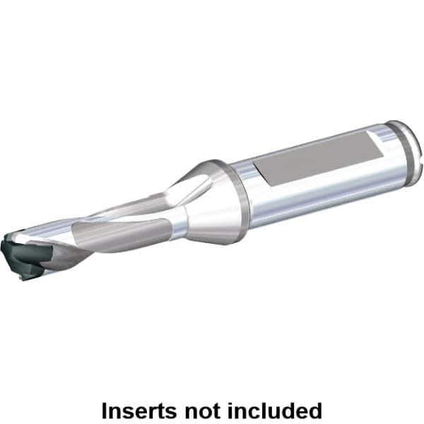 Kennametal - 9.53 to 9.99mm Diam, 5xD, 50.04mm Max Depth, 12.7mm Shank Diam, 2.53" Flute, 114.81mm OAL, Replaceable Tip Drill - I Seat Size, KTIP Toolholder, Series KenTIP - Apex Tool & Supply