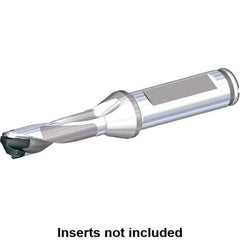 Kennametal - 17.07 to 17.99mm Diam, 8xD, 144.02mm Max Depth, 19.05mm Shank Diam, 6.66" Flute, 224.54mm OAL, Replaceable Tip Drill - V Seat Size, KTIP Toolholder, Series KenTIP - Apex Tool & Supply