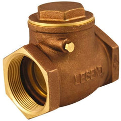 Legend Valve - 1/2" Cast Brass Check Valve - Service Check Valve, FNPT, 200 WOG - Apex Tool & Supply