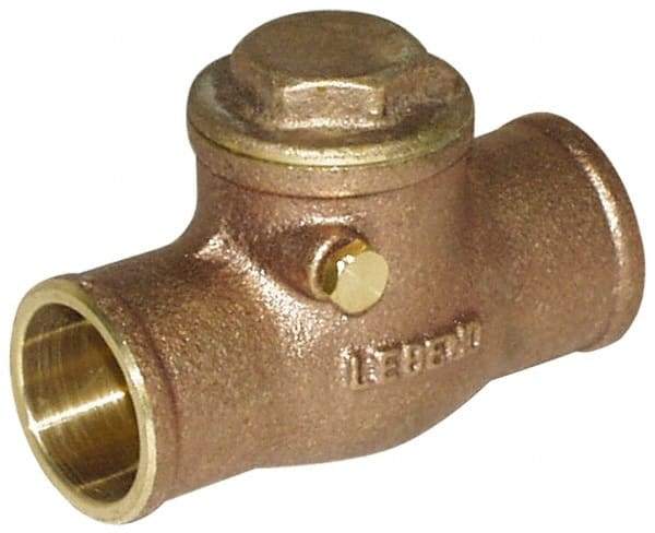 Legend Valve - 1/2" Cast Brass Check Valve - Service Check Valve, Sweat, 200 WOG - Apex Tool & Supply