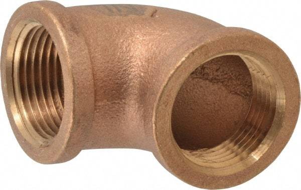 Legend Valve - Class 125, 1" Internal Pipe, Bronze 90° Elbow - FNPT x MNPT - Apex Tool & Supply