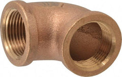 Legend Valve - Class 125, 1" Internal Pipe, Bronze 90° Elbow - FNPT x MNPT - Apex Tool & Supply
