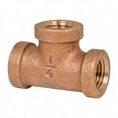 Legend Valve - Class 125, 1/4" Internal Pipe, Bronze Tee - FNPT - Apex Tool & Supply