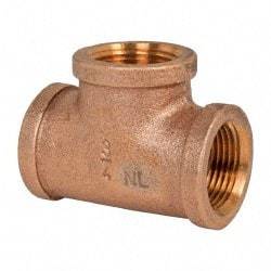 Legend Valve - Class 125, 3/4" Internal Pipe, Bronze Tee - FNPT x FNPT - Apex Tool & Supply