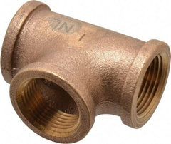 Legend Valve - Class 125, 1" Internal Pipe, Bronze Tee - FNPT x FNPT - Apex Tool & Supply